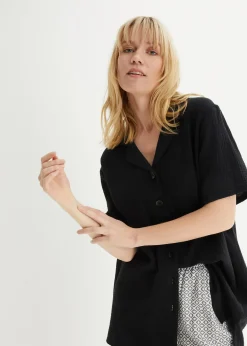 bonprix Chemisier en gaze de coton|Femme Chemisiers