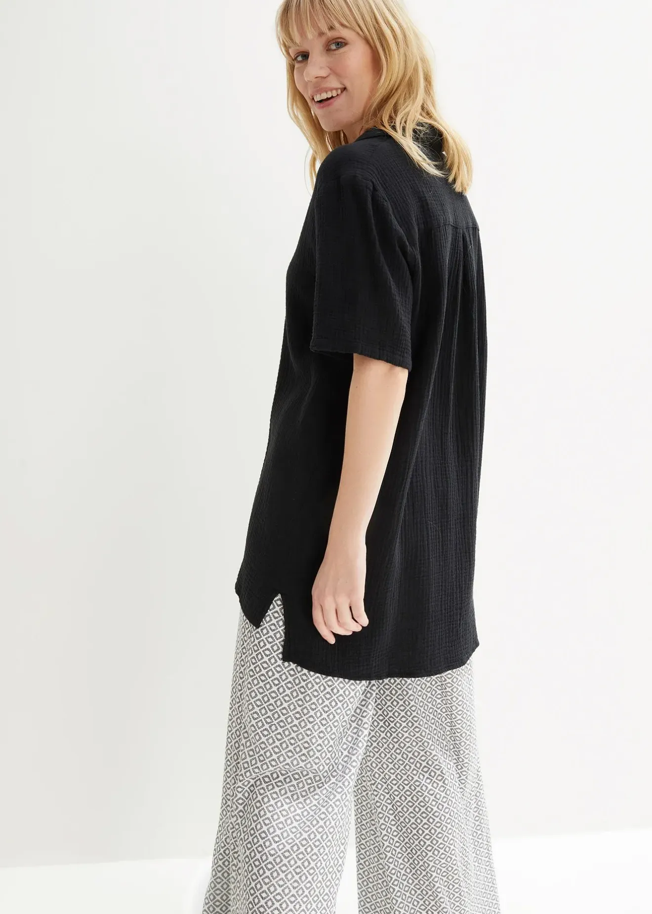 bonprix Chemisier en gaze de coton|Femme Chemisiers