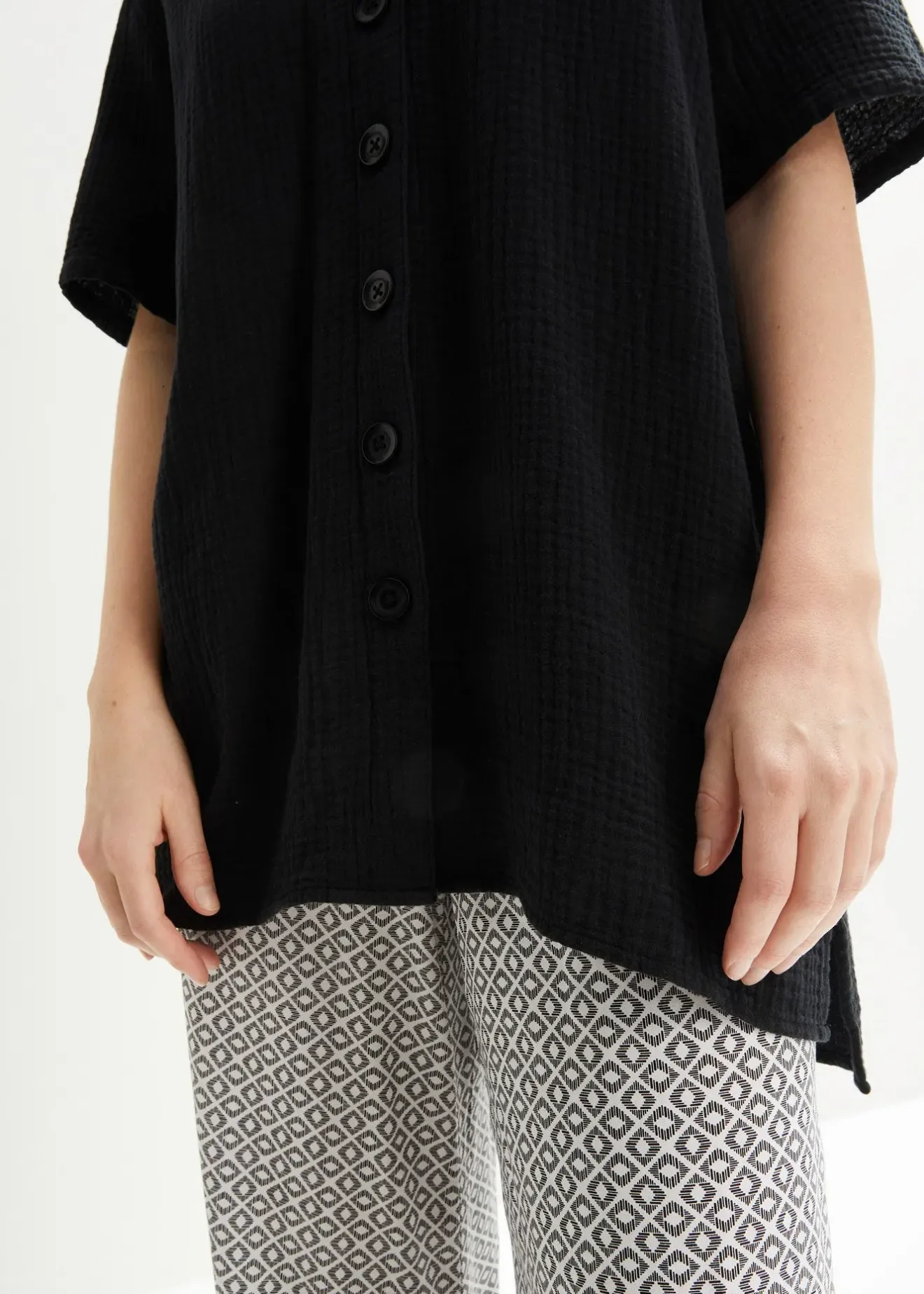 bonprix Chemisier en gaze de coton|Femme Chemisiers