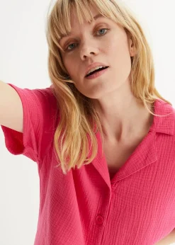 bonprix Chemisier en gaze de coton|Femme Chemisiers