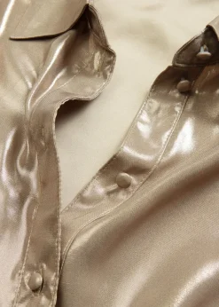 bonprix Chemisier en satin brillant|Femme Chemisiers