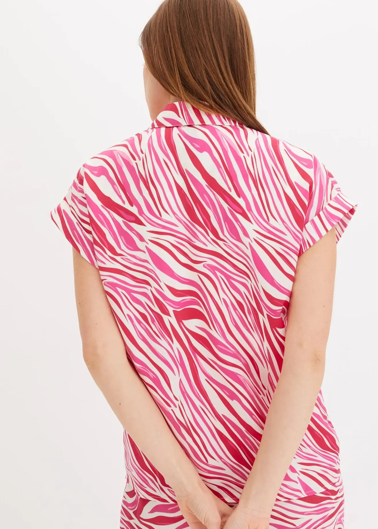 Femme bonprix Deux Pièces & Ensembles|Chemisiers|Chemisier en satin fluide