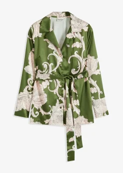 bonprix Chemisier en satin fluide|Femme Chemisiers