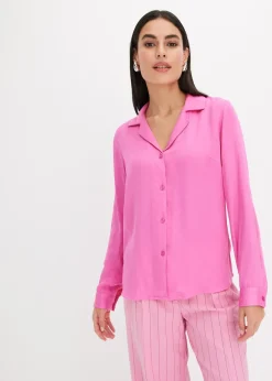 Femme bonprix Chemisiers|Chemisier en satin léger