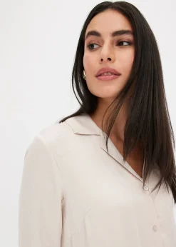 bonprix Chemisier en satin léger|Femme Chemisiers