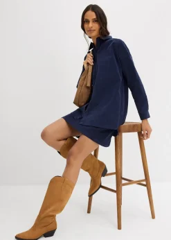 bonprix Chemisier en velours côtelé|Femme Chemisiers