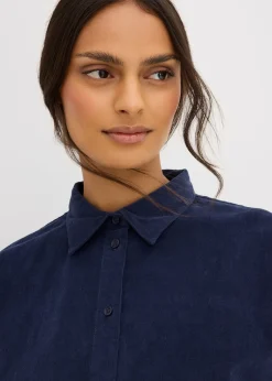 bonprix Chemisier en velours côtelé|Femme Chemisiers