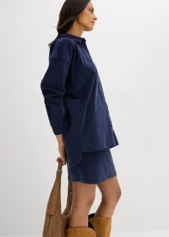 bonprix Chemisier en velours côtelé|Femme Chemisiers