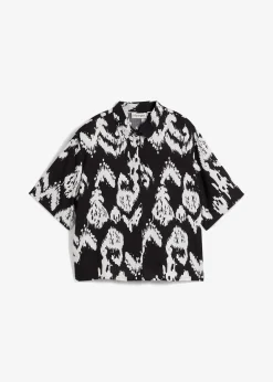 bonprix Chemisier en viscose avec imprimé ethnique|Femme Chemisiers