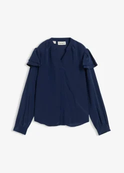 bonprix Chemisier en viscose et soie|Femme Premium|Chemisiers