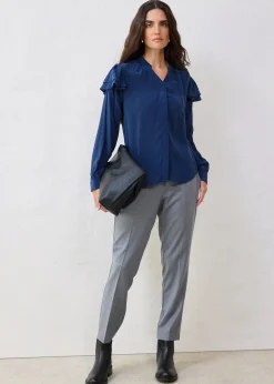 bonprix Chemisier en viscose et soie|Femme Premium|Chemisiers