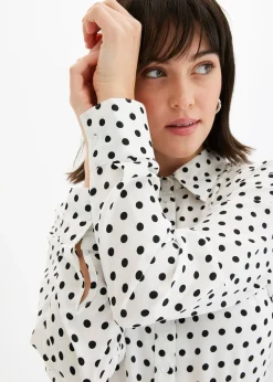 bonprix Chemisier fin en satin|Femme Chemisiers