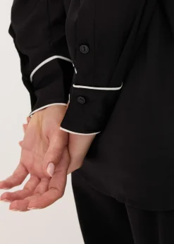 bonprix Chemisier fluide en satin|Femme Chemisiers