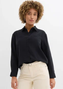 bonprix Chemisier fluide en viscose mélangée|Femme Chemisiers