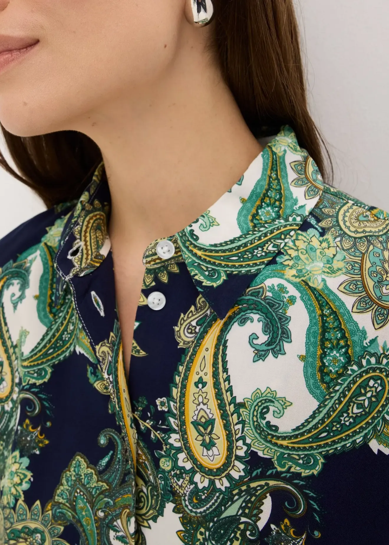 bonprix Chemisier imprimé en viscose fluide|Femme Deux Pièces & Ensembles|Chemisiers