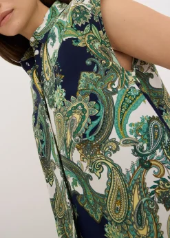 bonprix Chemisier imprimé en viscose fluide|Femme Deux Pièces & Ensembles|Chemisiers