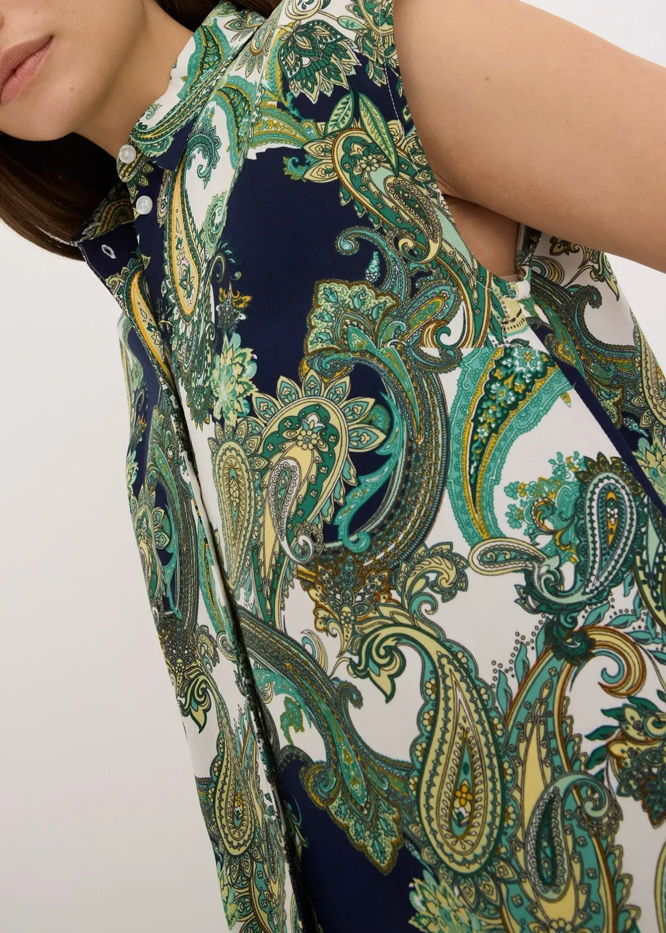 bonprix Chemisier imprimé en viscose fluide|Femme Deux Pièces & Ensembles|Chemisiers