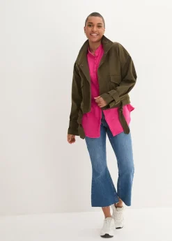 Femme bonprix Chemisiers|Chemisier long en gaze de coton