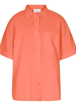 Femme bonprix Chemisiers|Chemisier manches coudes oversize en lin mélangé