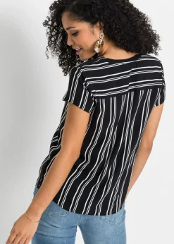 bonprix Chemisier manches courtes 100% viscose|Femme Chemisiers