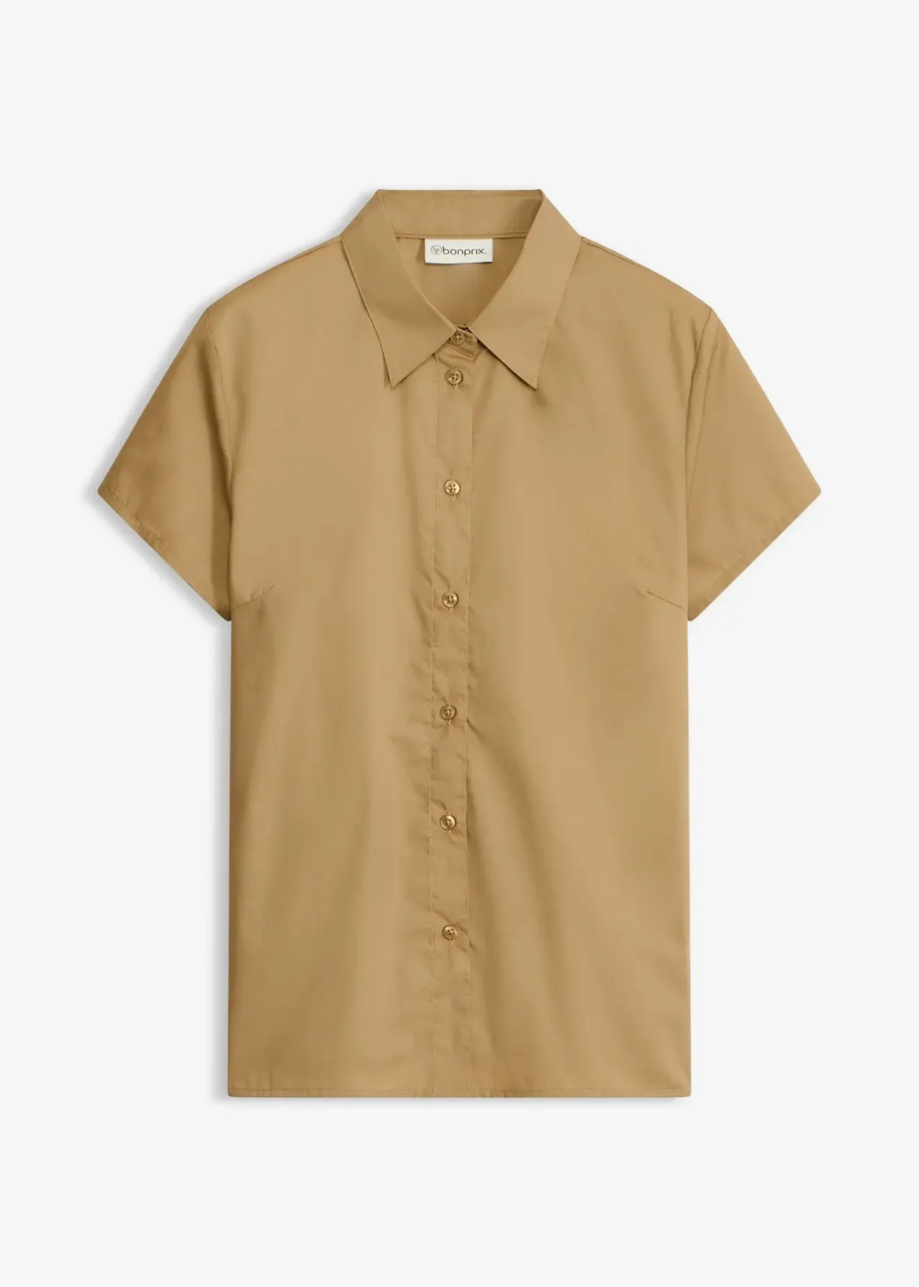 bonprix Chemisier manches courtes en popeline|Femme Chemisiers