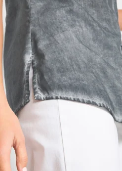 Femme bonprix Chemisiers|Chemisier manches courtes 100% coton