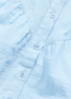 bonprix Chemisier manches courtes en gaze de coton|Femme Chemisiers