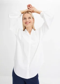 bonprix Chemisier oversize 100 % coton|Femme Chemisiers