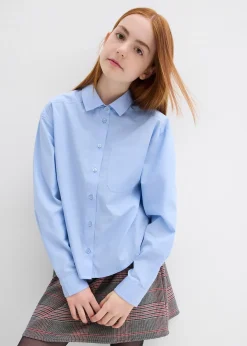 Enfant bonprix Vêtements Enfant|Filles 9-16 Ans·T-Shirts & Chemisiers|Chemisier oversize 100 % coton