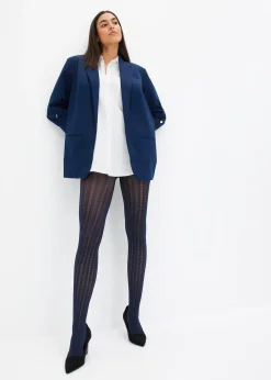 bonprix Chemisier oversize en coton, manches 3/4|Femme Chemisiers