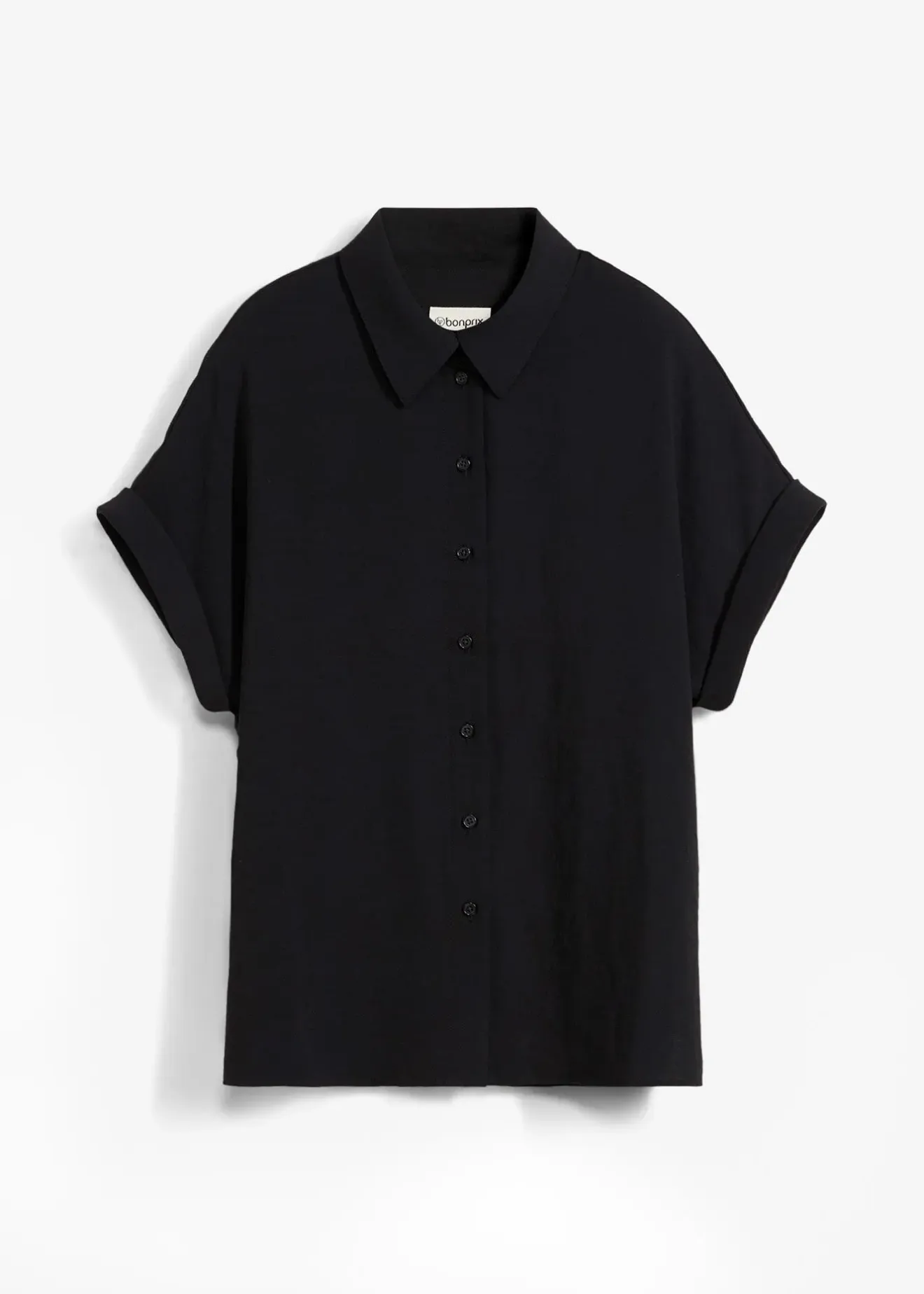 bonprix Chemisier oversize en crêpe texturé|Femme Deux Pièces & Ensembles|Chemisiers