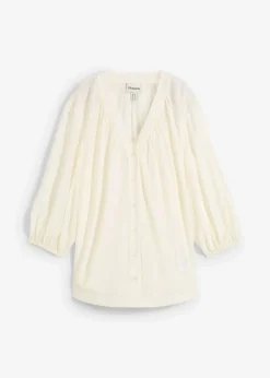 bonprix Chemisier oversize en viscose mélangée|Femme Chemisiers