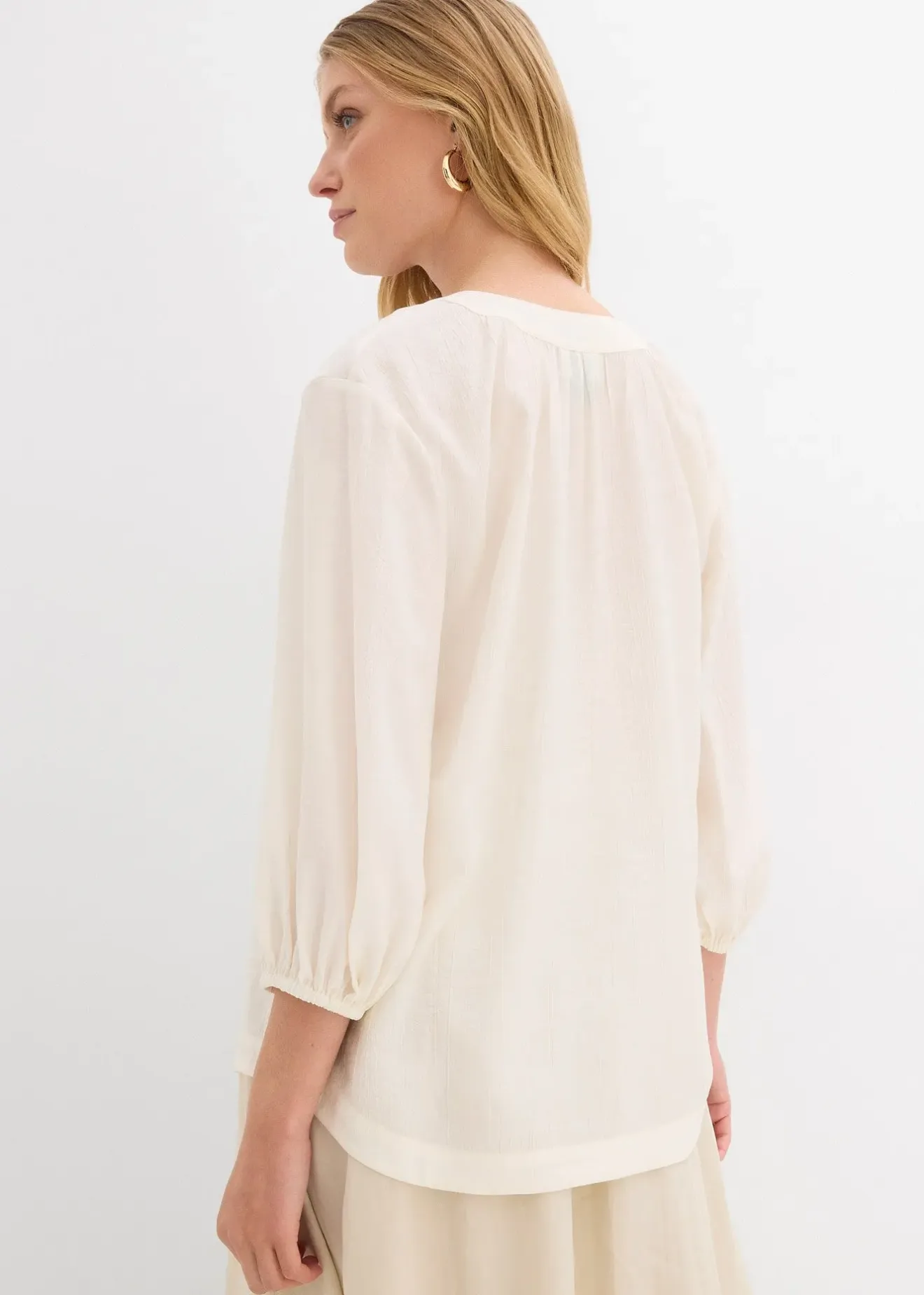 bonprix Chemisier oversize en viscose mélangée|Femme Chemisiers