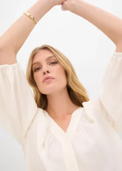 bonprix Chemisier oversize en viscose mélangée|Femme Chemisiers