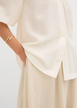 bonprix Chemisier oversize en viscose mélangée|Femme Chemisiers