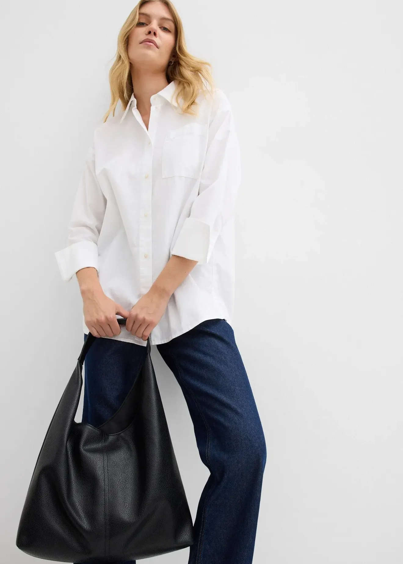 bonprix Chemisier Oxford|Femme Chemisiers