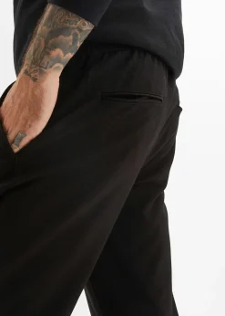 Homme bonprix Pantalons|Chino extensible à taille élastiquée, droit et ample