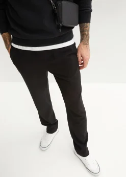 Homme bonprix Pantalons|Chino extensible à taille élastiquée, droit et ample