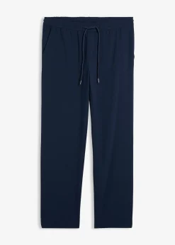 bonprix Chino extensible à taille élastiquée, droit et ample|Homme Pantalons