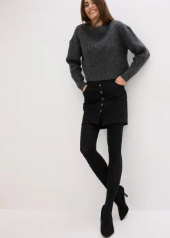 bonprix Collant chaud 100den avec polaire|Femme Chaussettes & Collants|Lingerie Thermo