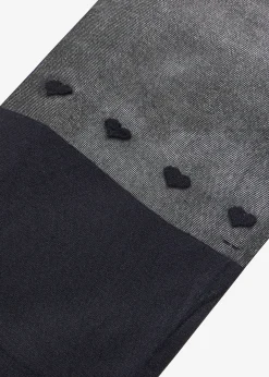 bonprix Collant effet jambière avec cœurs 70den|Femme Chaussettes & Collants