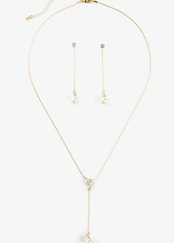 bonprix Collier + boucles d’oreille (ens. 2 pces)|Femme Bijoux|Mode Festive