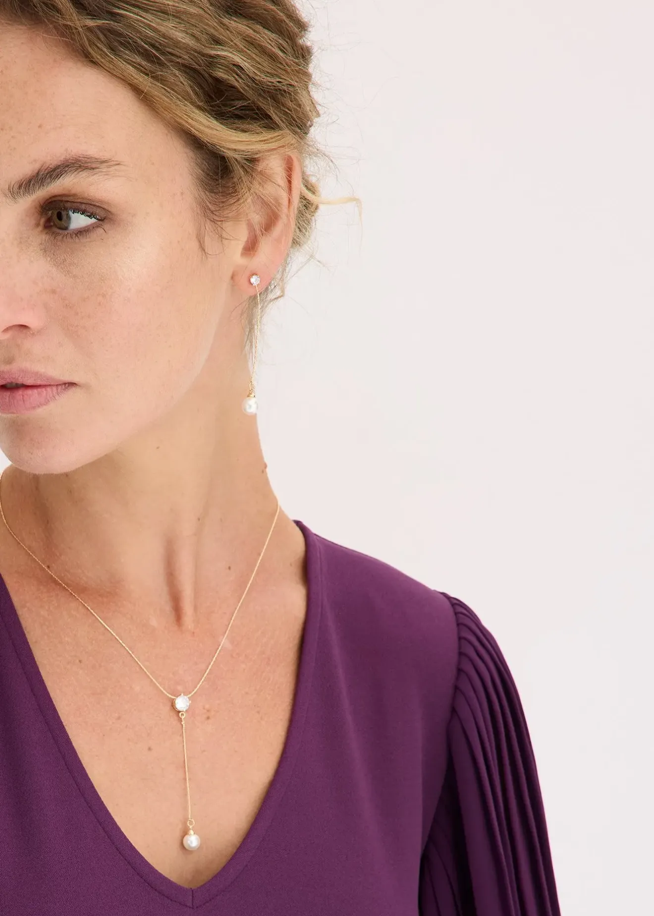 bonprix Collier + boucles d’oreille (ens. 2 pces)|Femme Bijoux|Mode Festive