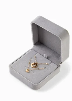 bonprix Colliers (ens. 2 pces) avec pendentifs cœurs|Femme Bijoux