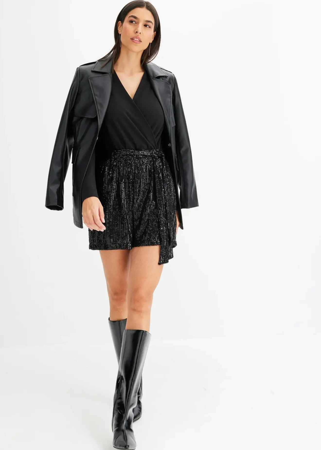 Femme bonprix Tailles Petite|Combinaisons|Combinaison à sequins