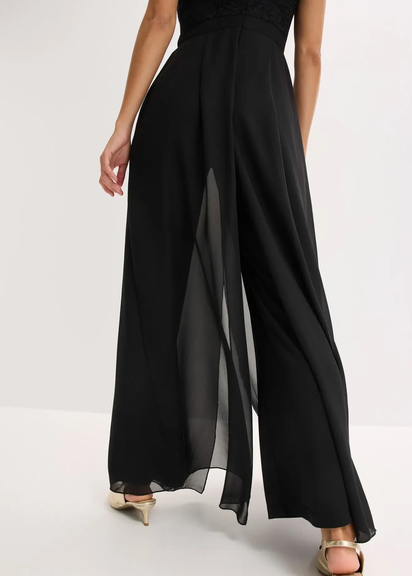 bonprix Combinaison avec dentelle et empiècement de mousseline|Femme Mode Festive|Combinaisons