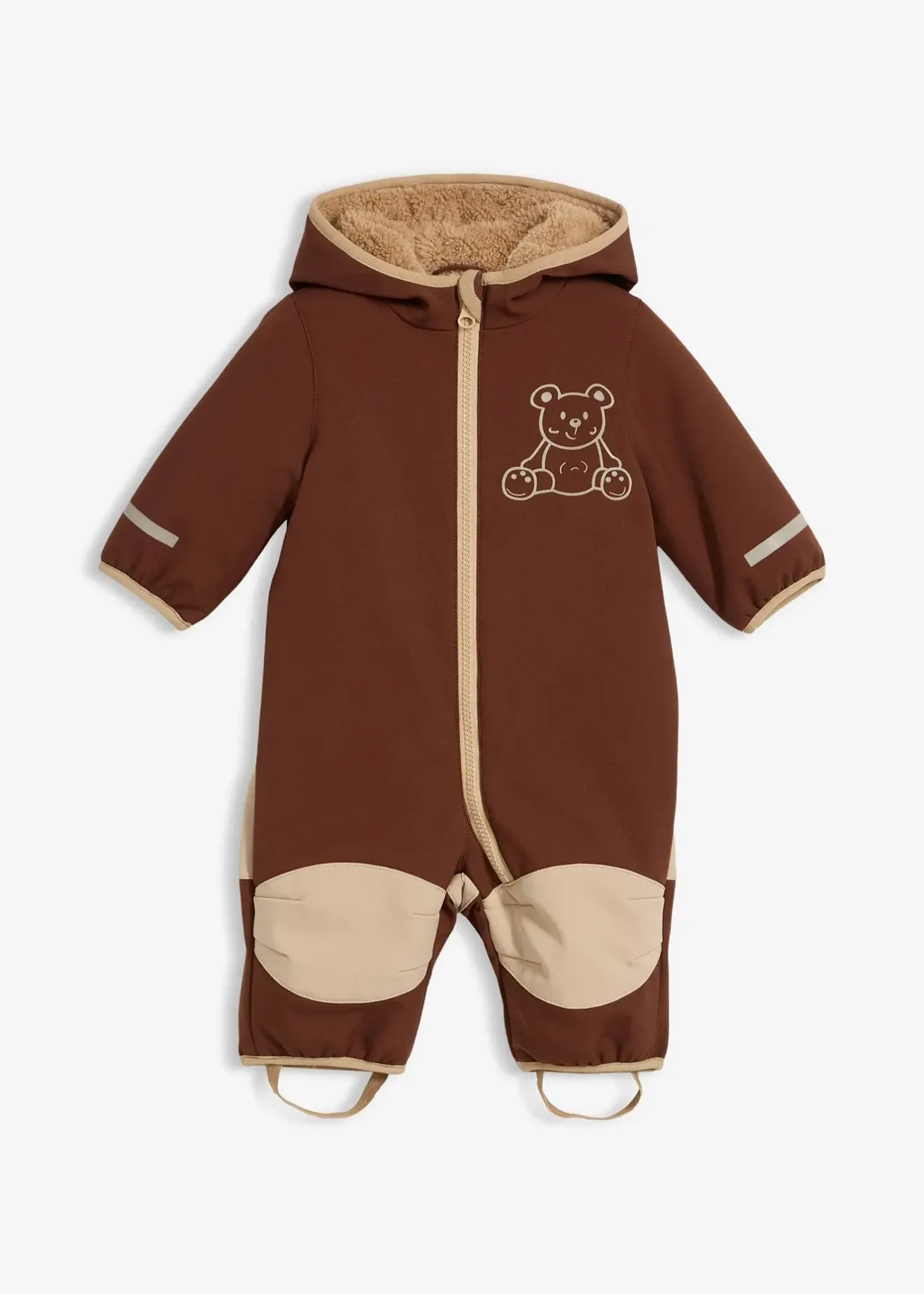 Enfant bonprix Vêtements Enfant|Vestes Outdoor|Combinaison bébé en softshell avec doublure sherpa et capuche