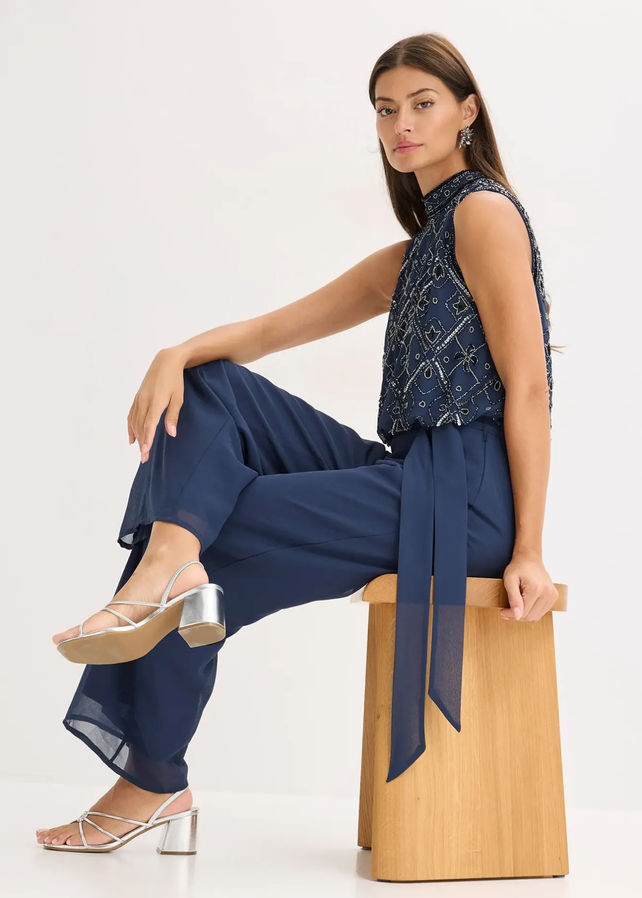 bonprix Combinaison brodée de perles|Femme Mode Festive|Combinaisons