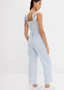 bonprix Combinaison coton et lin|Femme Combinaisons