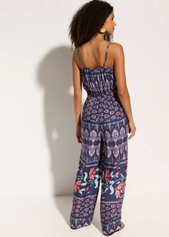 Femme bonprix Vêtements De Plage|Combinaisons|Combinaison de plage en viscose fluide